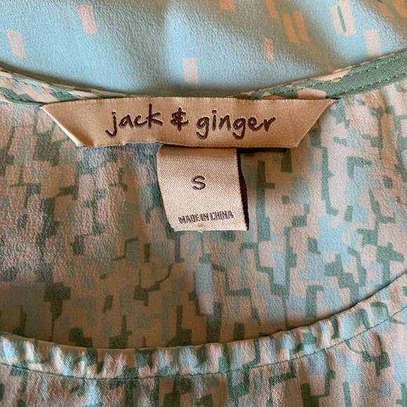 Jack & Ginger Midi Length Silk Dress Size S - Picture 7 of 10